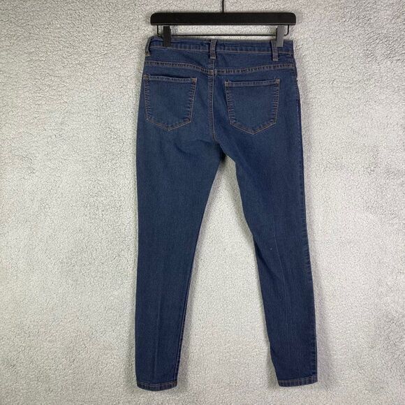 Forever 21 Womens Stretch Jeans Mid-Rise Medium Wash Denim Pants Blue Size 27 - Picture 7 of 12